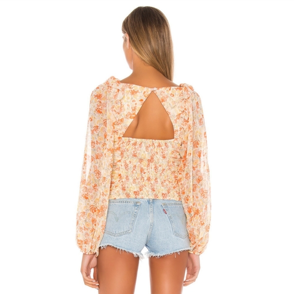 Free People | Mabel Printed Blouse - Picture 3 of 5